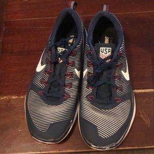 Nike USA training shoes, mens 11, worn details in photos.